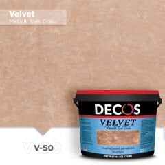 Decos Velvet Kadife Dokulu Efekt Boya Kaplama
