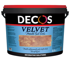 Decos Velvet Kadife Dokulu Efekt Boya Kaplama