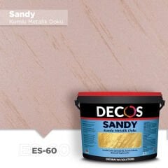 Decos Sandy Kumlu Metalik Dokulu Efekt Boya Kaplama