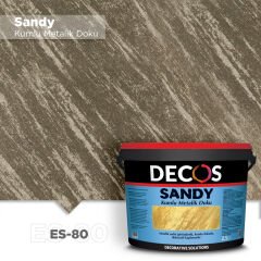 Decos Sandy Kumlu Metalik Dokulu Efekt Boya Kaplama