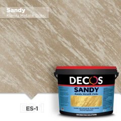 Decos Sandy Kumlu Metalik Dokulu Efekt Boya Kaplama