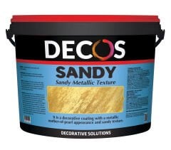 Decos Sandy Kumlu Metalik Dokulu Efekt Boya Kaplama