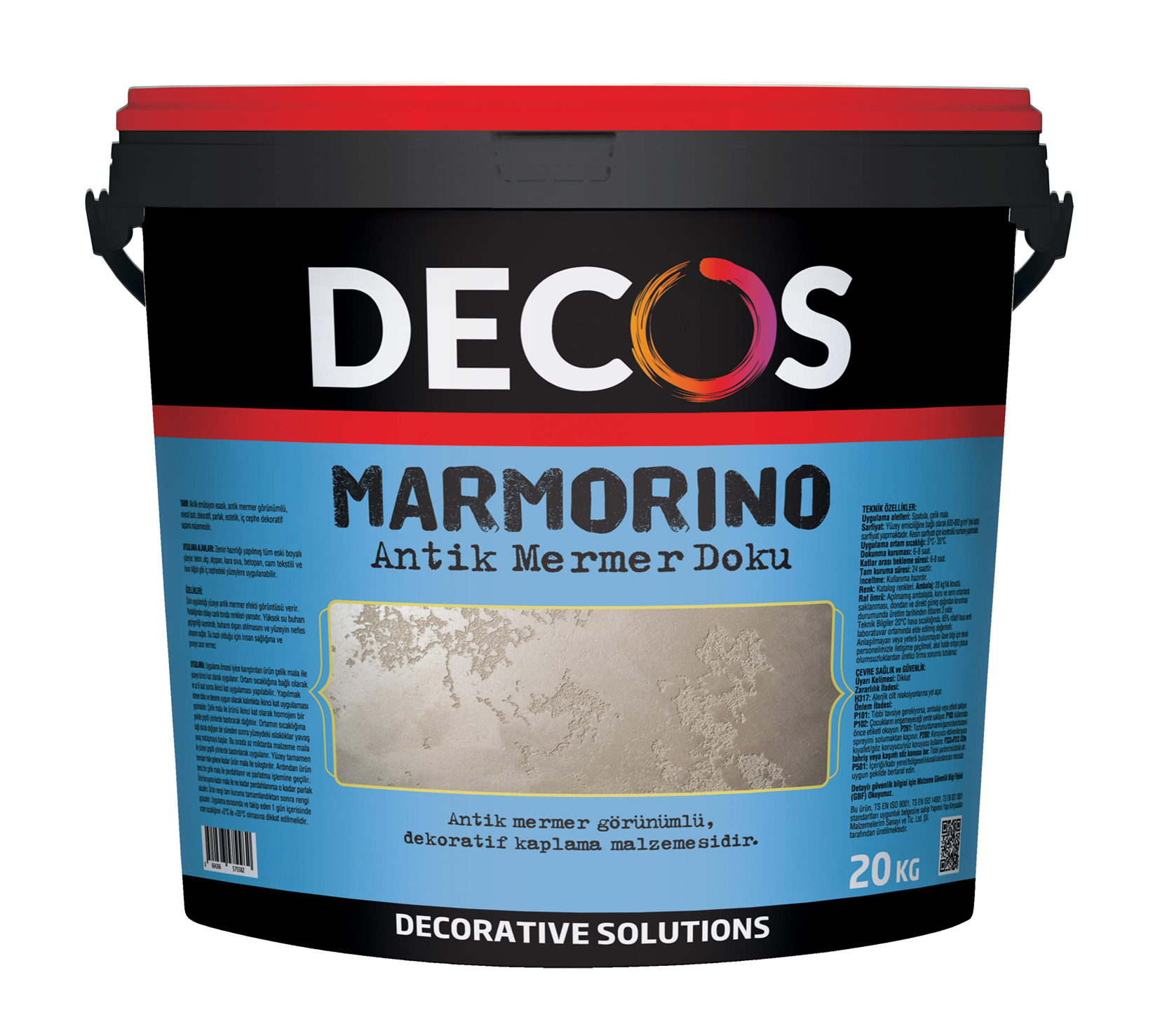 Decos Marmorino Antik Mermer Dokulu Efekt Boya Kaplama