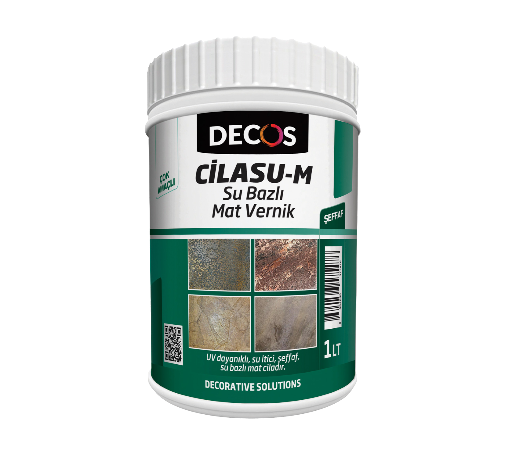 Decos Vernice Su Bazlı İpek Mat Vernik