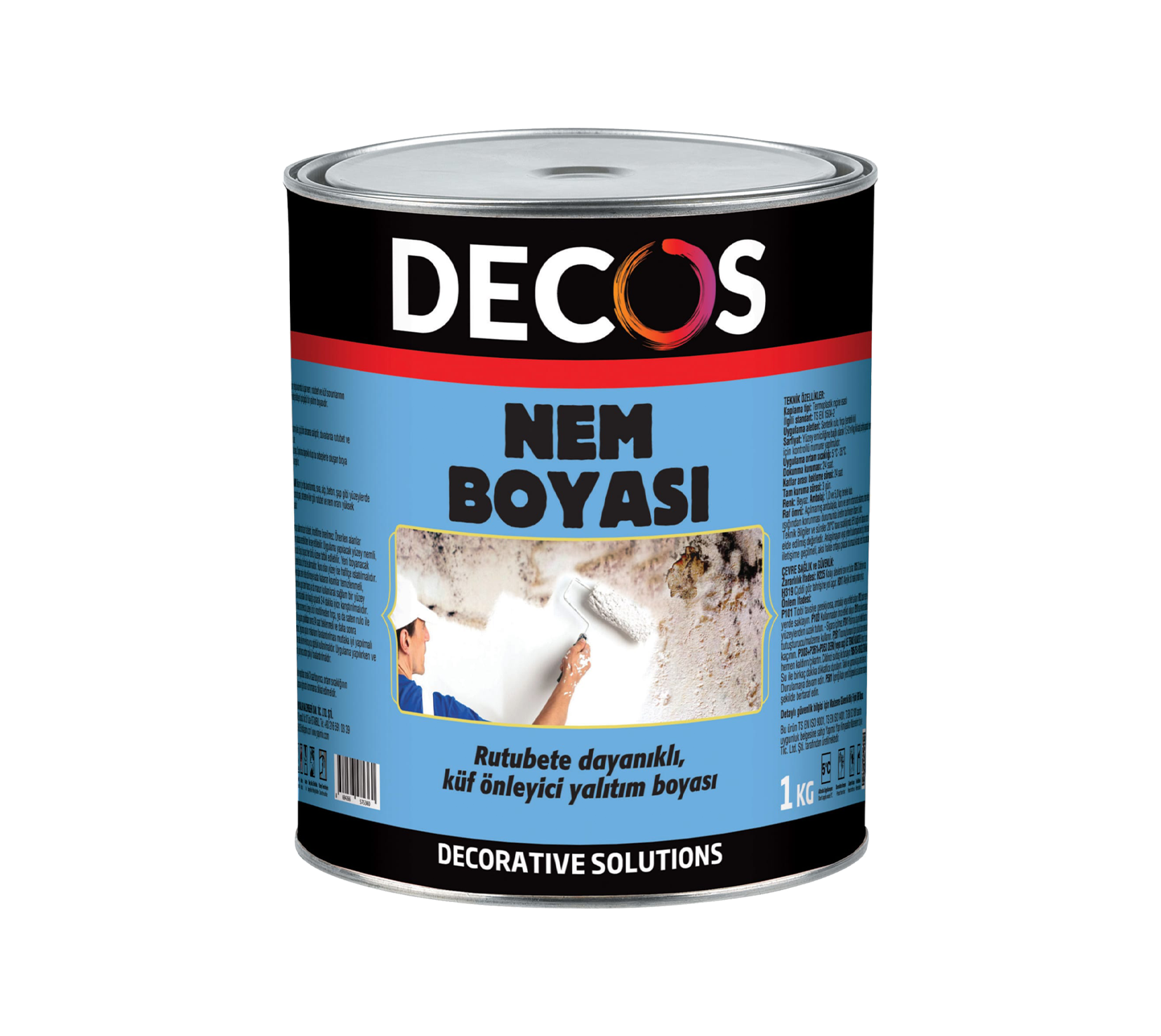 Decos Nem Boyası Küf Önleyici Yalıtım Boyası 5 Kg
