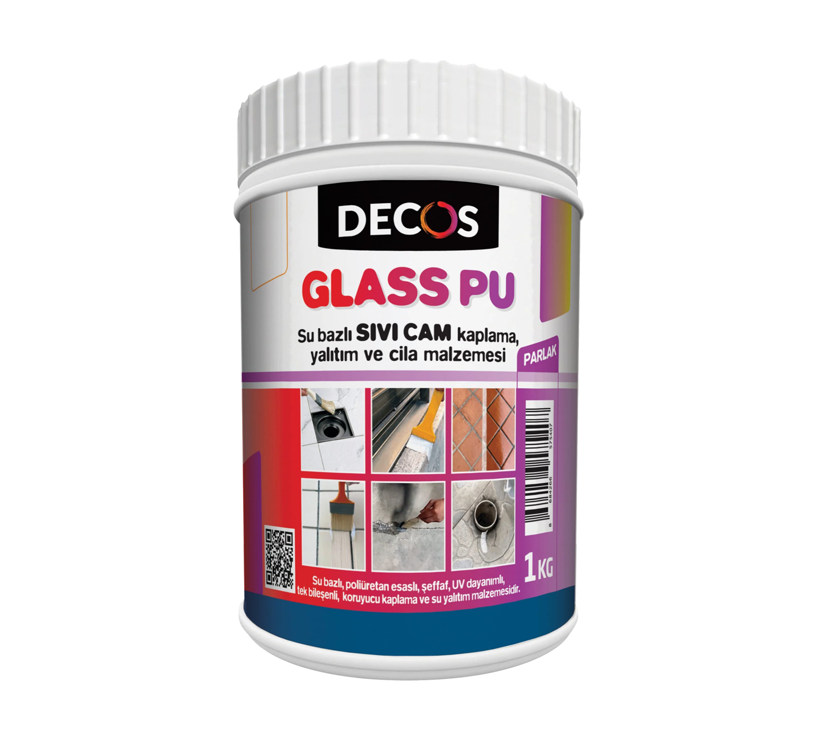 Decos Glass PU - Su Bazlı Şeffaf Yalıtım ve Kaplama Malzemesi