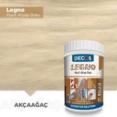 Decos Legno Masif Ahşap Dokulu Vernik 2.5 Litre - Akçaağaç