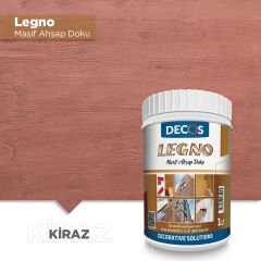 Decos Legno Masif Ahşap Dokulu Vernik 2.5 Litre - Kiraz