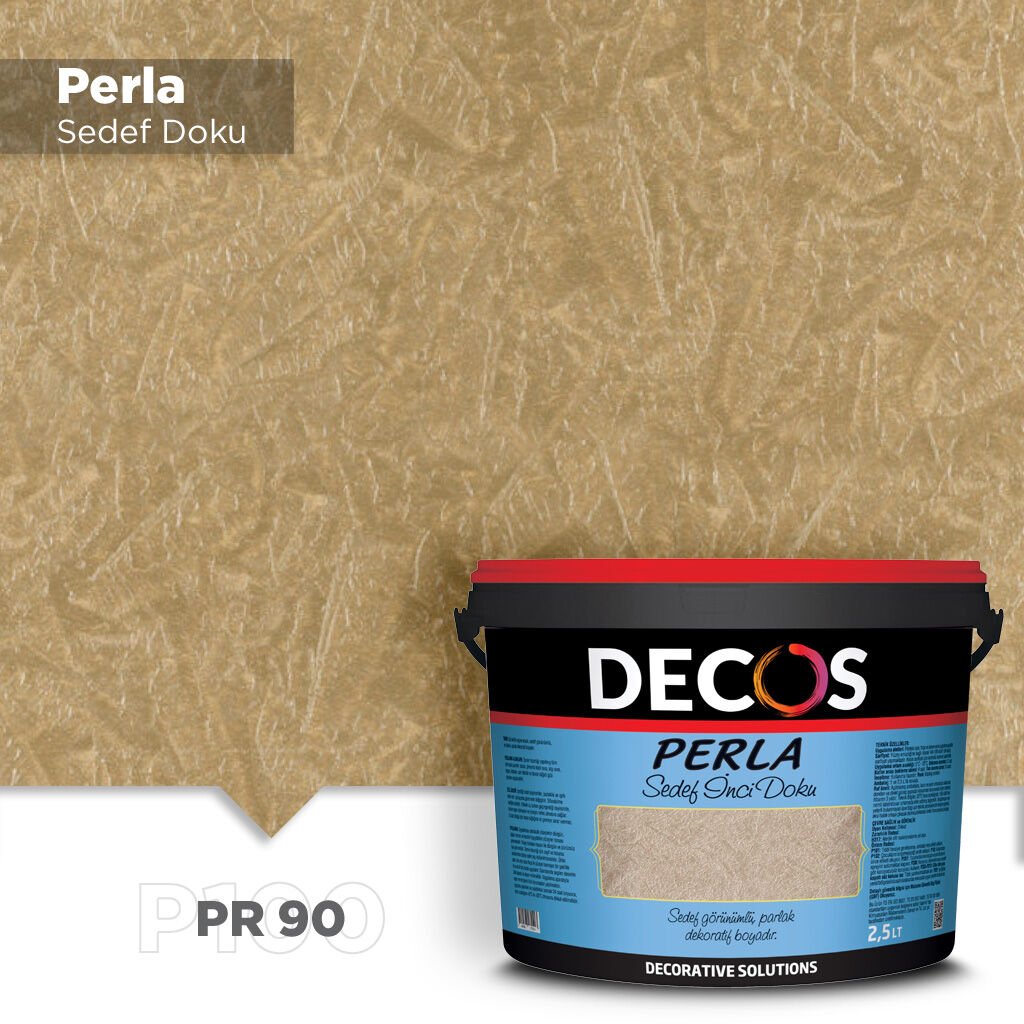 Decos Perla Sedef Dokulu Efekt Boya Kaplama 2.5 Litre - PR90