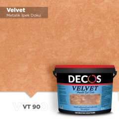 Decos Velvet Kadife Dokulu Efekt Boya Kaplama 2.5 Litre - VT90