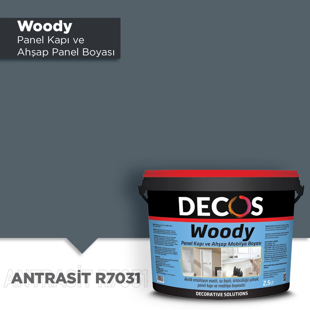 Woody 2.5 Liter - Anthracite R7031